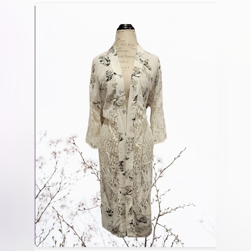 LOVE Riche Sheer Kimono Cardigan